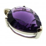 Siberian Amethyst Quartz Sterling Silver Pendant 01